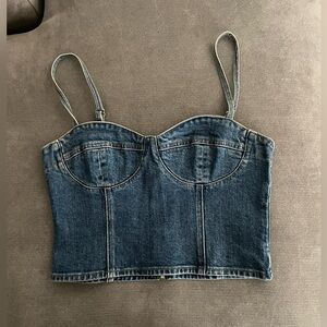 ARITZIA - The Denim Forum Bralette, size small